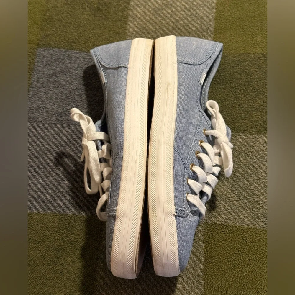 Women’s Keds Sneakers Chambray Light Blue: Size 8.5M - Picture 4 of 9